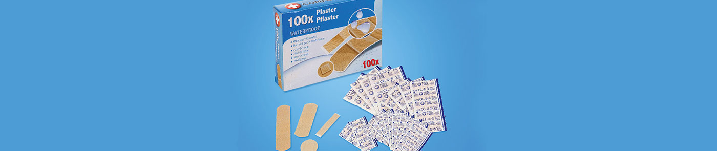 Cold Seal Paper for First Aid Plaster Packaging Steril Medipac