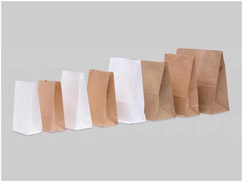 Kraft Paper Bag Manufacturers SOS Square Bottom Paper Bag Steril