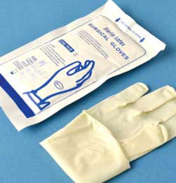 surgical gloves packaging